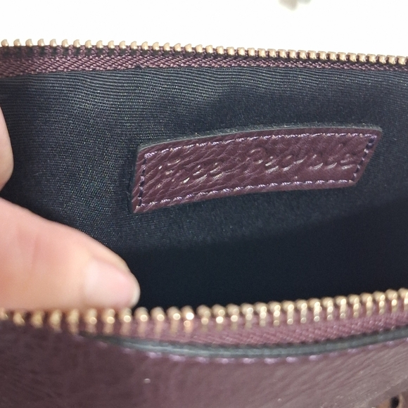 Free People Foreverly Crossbody Handbag Purse Purple Brown Faux Suede Fringe EUC - Picture 7 of 11